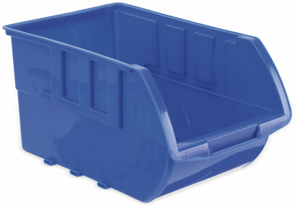 Stapelsichtbox KINZO, 250x150x120 mm, 4 Stück, blau - Produktbild 2