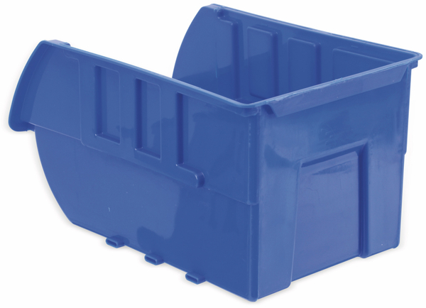 Stapelsichtbox KINZO, 250x150x120 mm, 4 Stück, blau - Produktbild 3