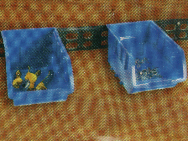 Stapelsichtbox KINZO, 250x150x120 mm, 4 Stück, blau - Produktbild 9