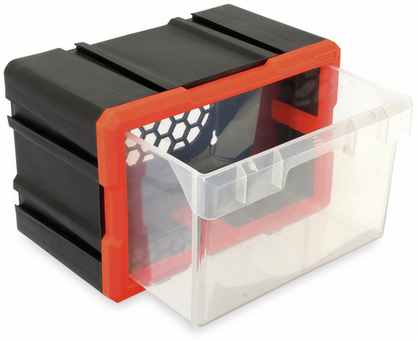 DAYTOOLS Werkzeugbox TW2019, Kunststoff,1-teilig, schwarz/orange - Produktbild 3