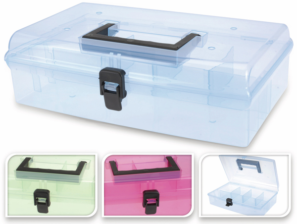 Aufbewahrungsbox, 29,5x18,5x8,5 cm, verschiedene Farben