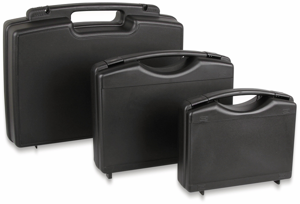JOY-IT Kleiner Mehrzweckkoffer aus Kunststoff, schwarz, 225x210x70 mm