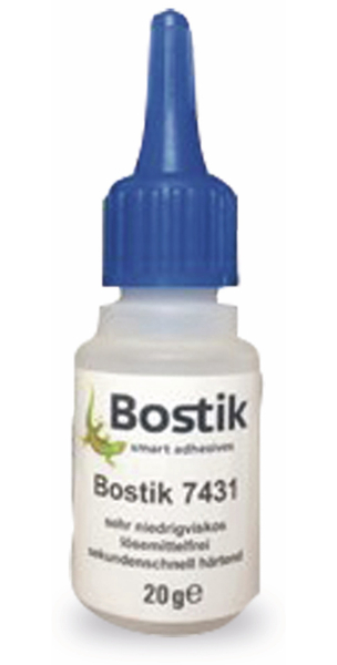 BOSTIK Cyanacrylatklebstoff 7431,farblos, 20 ml