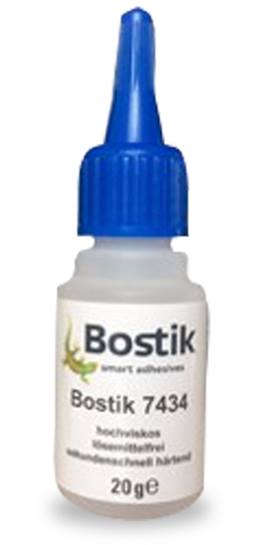 BOSTIK Cyanacrylatklebstoff 7434, hochviskos, farblos, 20 ml