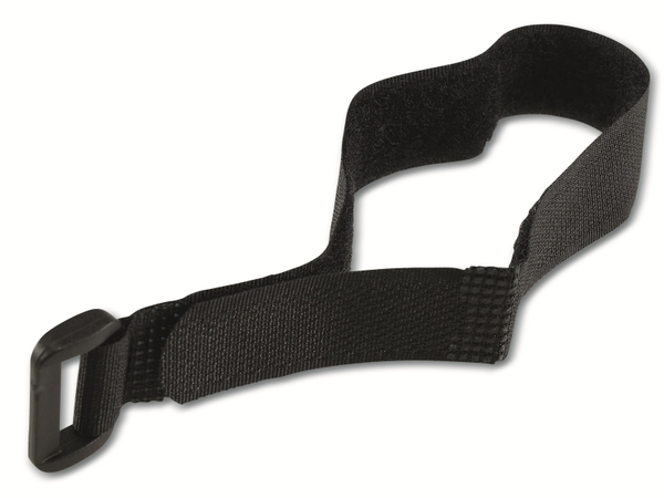 CHILITEC Klettband-Set mit Öse 5 Stück, 30x2cm, schwarz - Produktbild 2