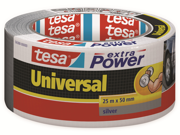 TESA extra Power® Universal, silber, 25m:50mm, 56388-00000-12