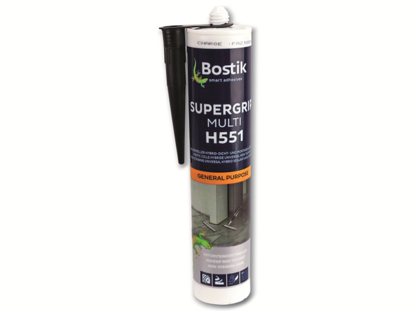 BOSTIK Montagekleber H551 Supergrip Multi, 430g, schwarz