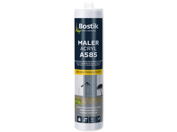 BOSTIK Maler-Acryl, A585, grau, Kartusche, 300ml