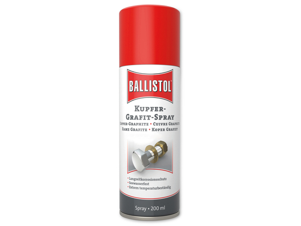 BALLISTOL Kupfer-Grafit Spray, 200 ml