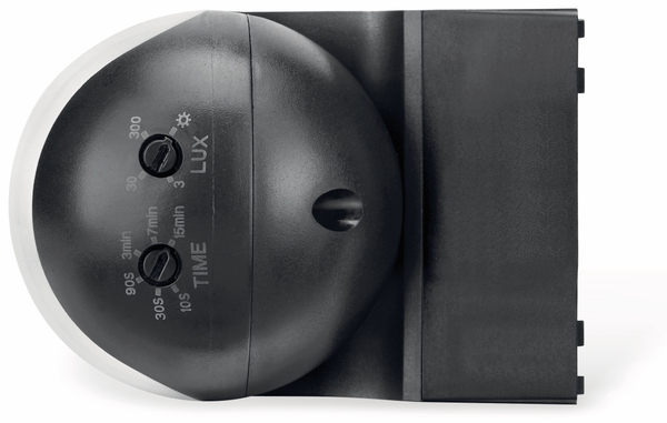 SONERO Bewegungsmelder X-IMS081, 180°, IP44, schwenkbar, schwarz - Produktbild 5