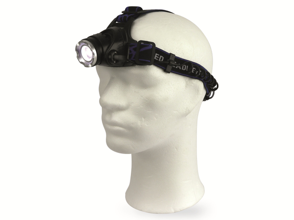 DAYLITE LED-Stirnlampe LST-939, 5 W, 350 lm, schwarz/blau - Produktbild 5