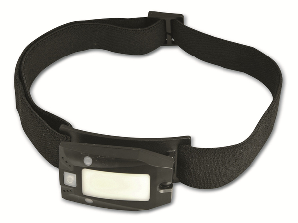 LED-Stirnlampe HEAD180AS-Sensor 2W, 180lm, aufladbar, schwarz