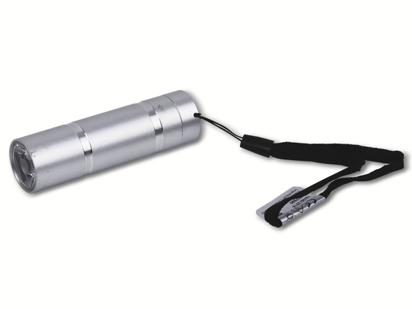 LED-Taschenlampe BMFL-1264-SB, Alu, silber