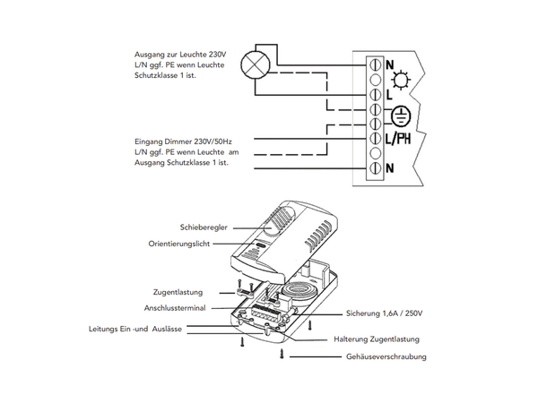 CHILITEC Fußdimmer für Halogen- und LED-Lampen - Produktbild 4