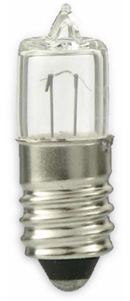 Halogen-Glühlampe, E10, 6 V, 0,5 A, 3 W