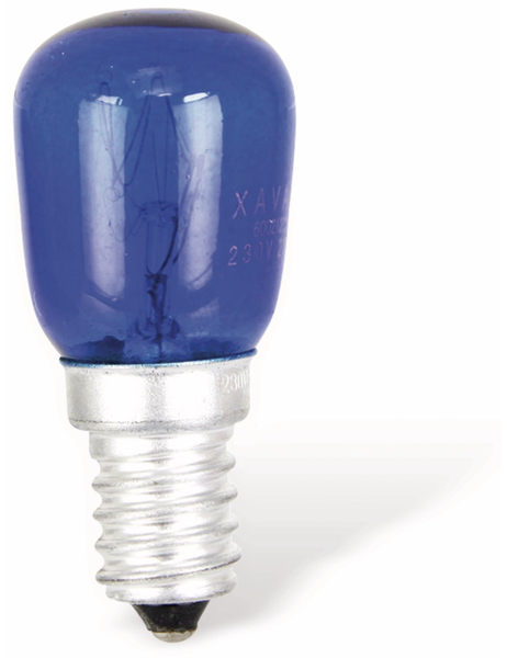 Hama Birnenlampe, blau, E14, EEK: F, 24 W