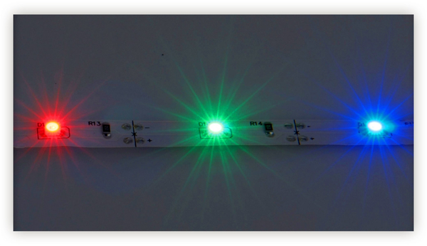 LED-Strip, 3m, 90 LEDs Multicolor, Batteriebetrieb - Produktbild 3