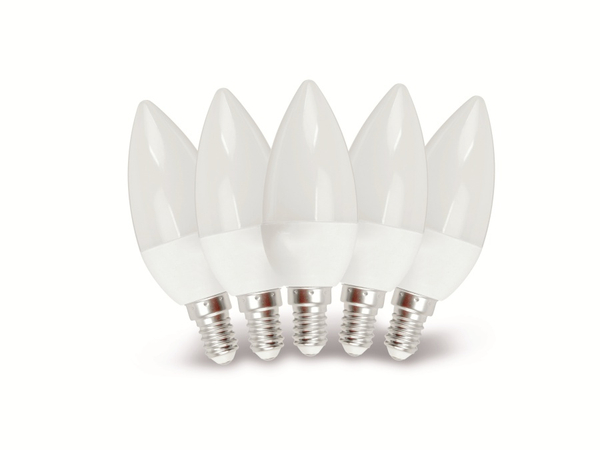 Daylite LED-Lampe KM-E14-250WW, Kerze E14, EEK: A+, 3,5 W, 250 lm, 5 Stück