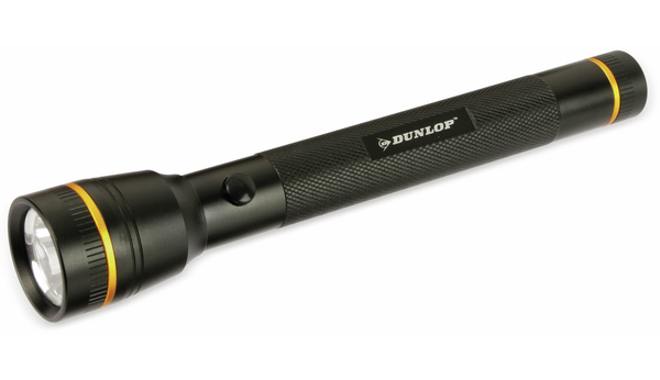 Dunlop LED-Taschenlampe Alu, 5W, schwarz,3x Baby