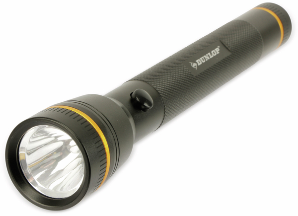 Dunlop LED-Taschenlampe Alu, 5W, schwarz,3x Baby - Produktbild 2