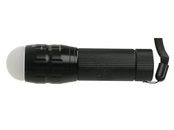 LED-Taschenlampe, Alu, schwarz, 5 W CREE-LED