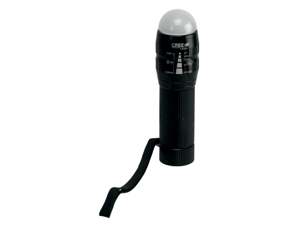 LED-Taschenlampe, Alu, schwarz, 5 W CREE-LED - Produktbild 2