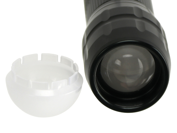 LED-Taschenlampe, Alu, schwarz, 5 W CREE-LED - Produktbild 3