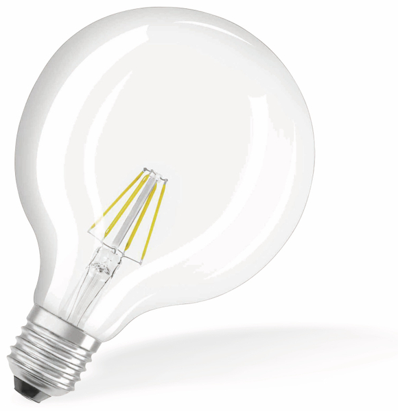 OSRAM LED-Lampe RETROFIT, E27, EEK: E, 6 W, 806 lm, 2700 K, G125 - Produktbild 2