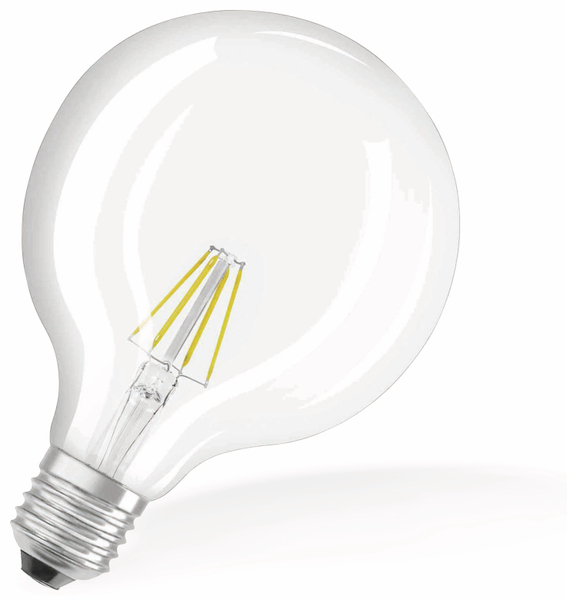 Osram LED-Lampe RETROFIT, E27, EEK: E 4 W, 470 lm, 2700 K, G124 - Produktbild 2