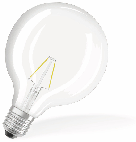 OSRAM LED-Lampe RETROFIT, E27, EEK: F, 2 W, 250 lm, 2700 K, G125 - Produktbild 2
