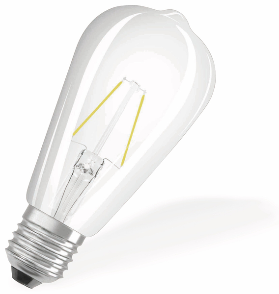 Osram LED-Lampe RETROFIT, E27, EEK: A++, 2 W, 250 lm, 2700 K, ST64 - Produktbild 2