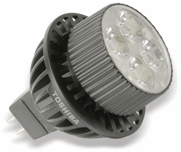 LED-Lampe TOSHIBA LDRA0940WU5EU, GU5.3, EEK: A, 9 W, 475 lm, 4000 K