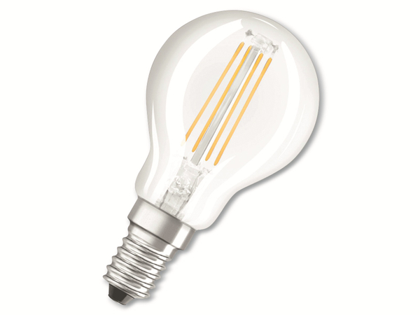 OSRAM LED-Lampe BASE CLASSIC P, E14, EEK: E, 4 W, 470 lm, 2700 K, 2 Stück - Produktbild 2