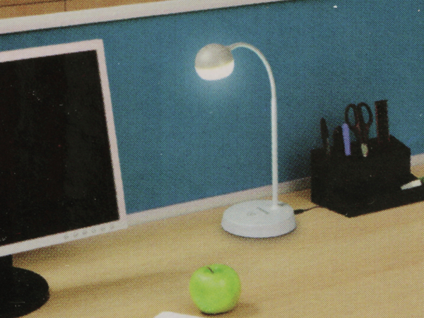 Grundig LED-Schreibtischleuchte 4,5W, 220lm, USB, Kugel, weiß - Produktbild 5