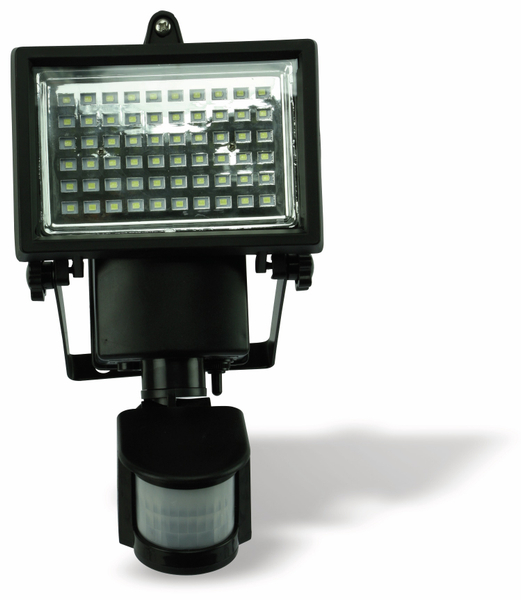 Solar LED-Fluter mit Bewegungsmelder, 1 W, 180 lm, 4200 K, schwarz - Produktbild 3