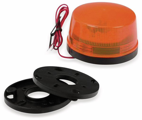 LED-Signalgeber, Ø 73 mm, 12 V-, orange - Produktbild 2