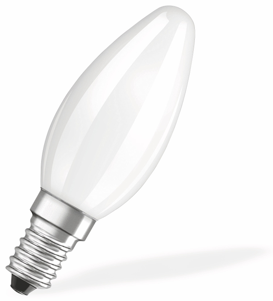 OSRAM LED-Lampe BASE B40, E14, EEK: E, 4W, 470 lm, 2700 K, 3 Stück - Produktbild 2