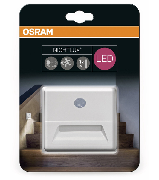 LED-Nachtlicht OSRAM NIGHTLUX Stair, mit Bewegungssensor, weiß - Produktbild 6