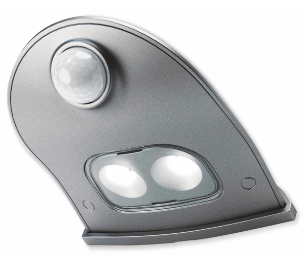 Osram LED-Sicherheits- und Nachtlicht DoorLED Down, Bewegungssensor, silber