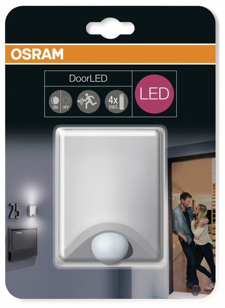 Osram LED-Leuchte DoorLED UpDown, mit Bewegungssensor, silber - Produktbild 3