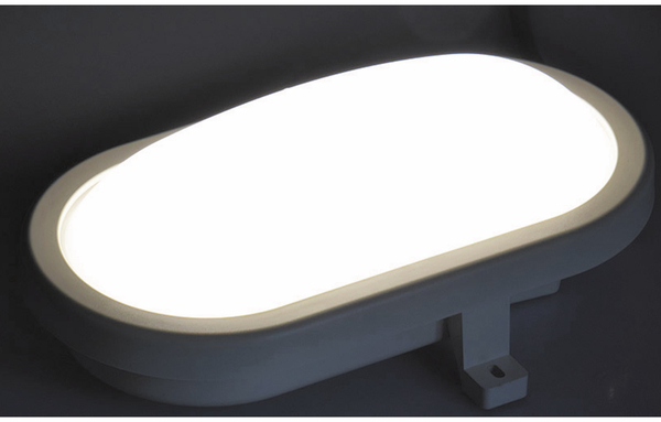 CHILITEC LED-Oval-Leuchte 22265, EEK: F, 6 W, 500 lm, 4200 K, 170 mm, grau - Produktbild 3