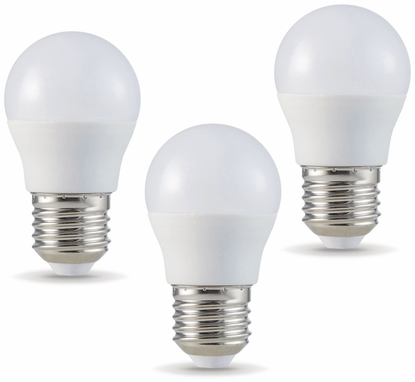 LED-Lampe VT-2176(7362), E27, EEK: F, 5,5 W, 470 lm, 2700 K, 3 Stück