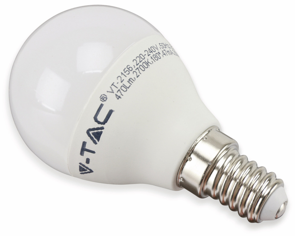 LED-Lampe VT-2156(7358), E14, EEK: G, 5,5 W, 470 lm, 4000 K, 3 Stück