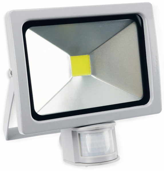 LED-Fluter mit Bewegungsmelder ZTLG, EEK: A, 20 W, 1300 lm, grau, B-Ware - Produktbild 2