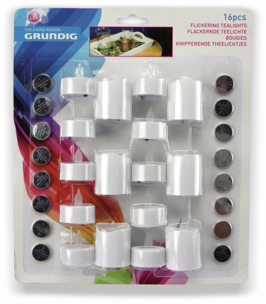 GRUNDIG LED-Flackerkerzen-Set 16 Stück - Produktbild 3