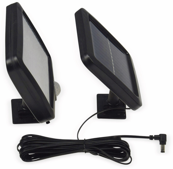 Solar LED-Fluter mit Bewegungsmelder, 5,5 W, 450 lm, 4200 K, schwarz - Produktbild 3