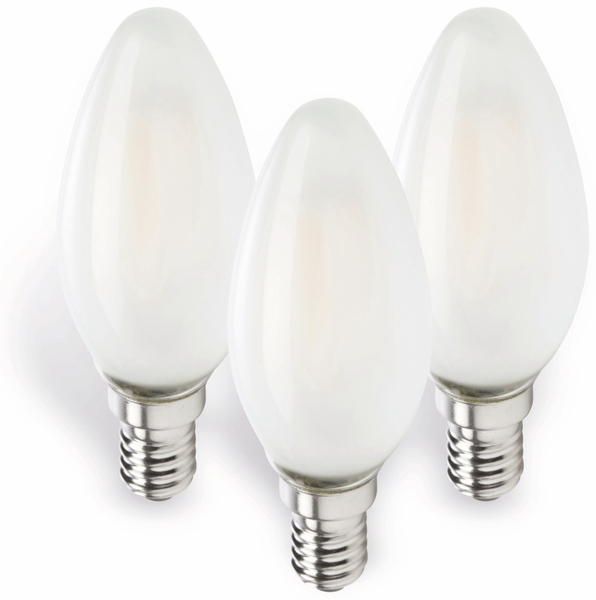 MÜLLER-LICHT LED-Lampe 400292, E14, EEK: E, 4 W, 470 lm, 2700 K, 3 Stück