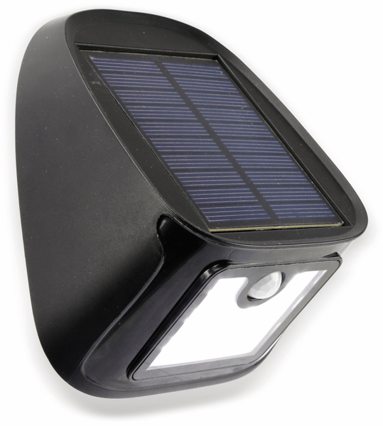 Daylite Solar-LED Wandleuchte TY103 mit Sensor, 1,1W, schwarz