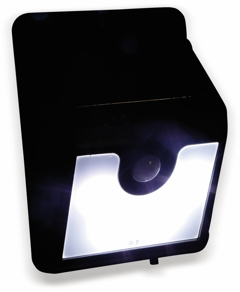 Daylite Solar-LED Wandleuchte TY108 mit Sensor,0,5W, schwarz - Produktbild 2