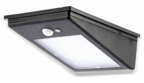 Daylite Solar-LED Wandleuchte TY107 mit Sensor, 2W, schwarz